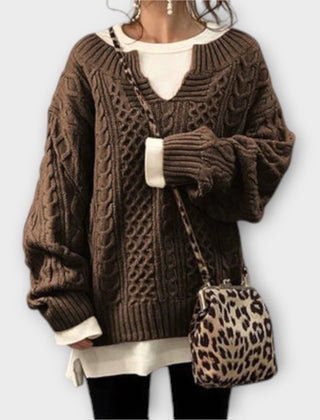Lili · Jersey Oversize de Punto Trenzado - Raúl & Sara Madrid