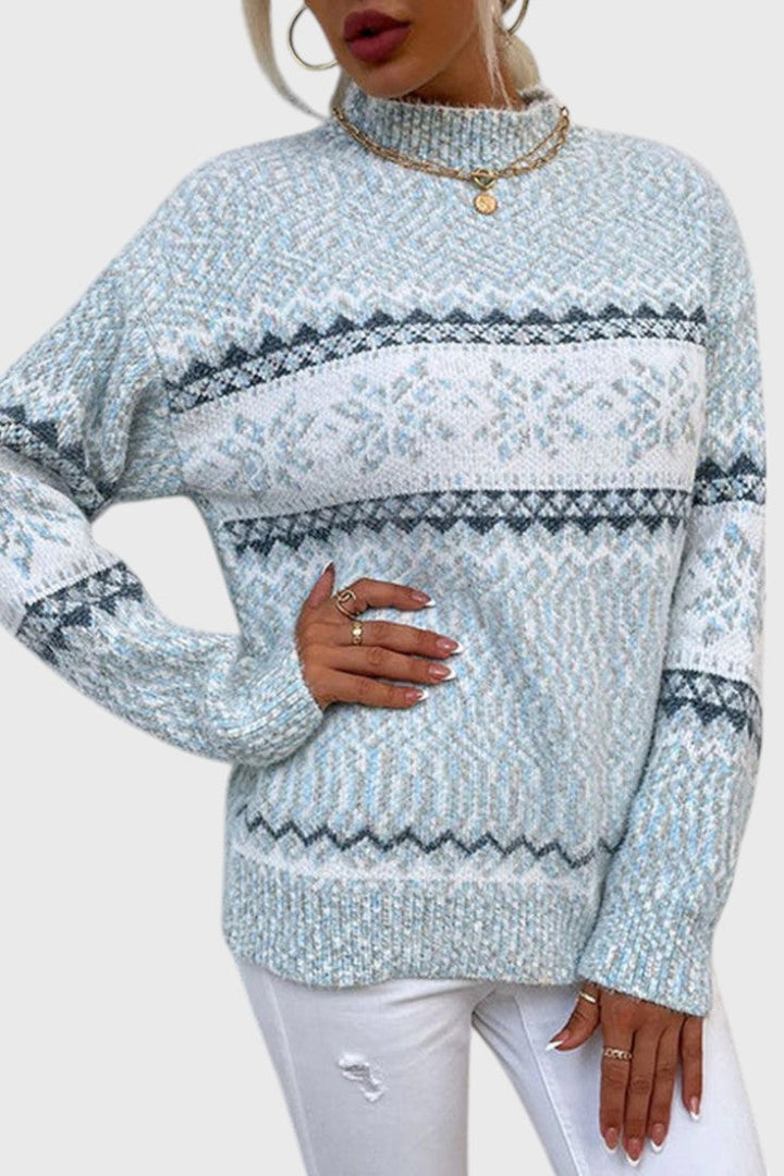 Emma | Jersey de Invierno con Copos de Nieve