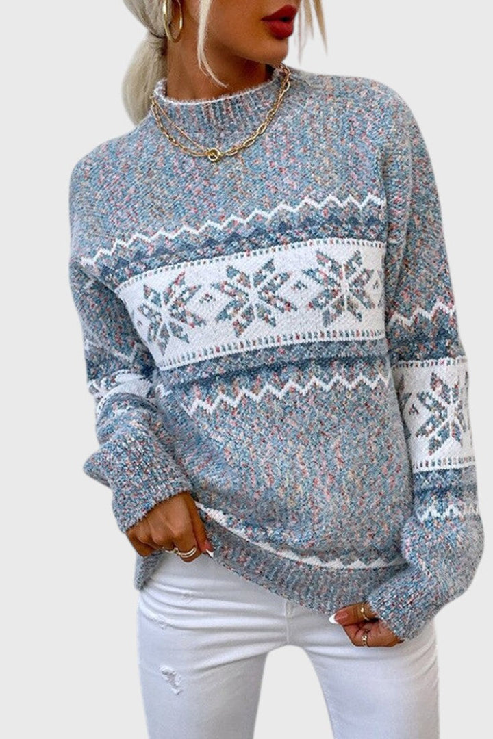 Emma | Jersey de Invierno con Copos de Nieve