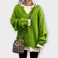 Lili · Jersey Oversize de Punto Trenzado - Raúl & Sara Madrid