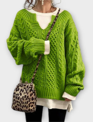 Lili · Jersey Oversize de Punto Trenzado - Raúl & Sara Madrid