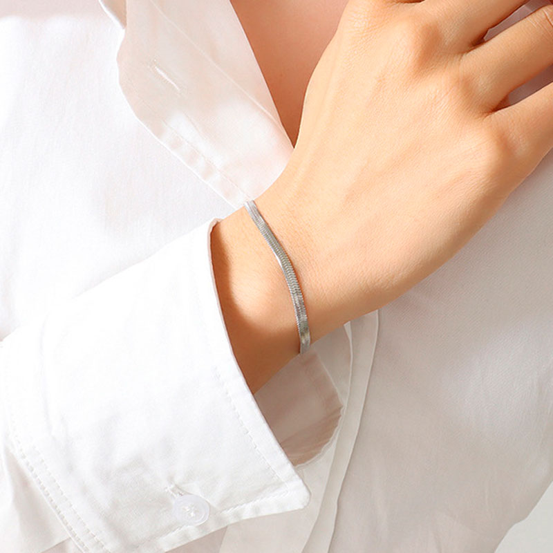 Pulsera Plateada Leonor