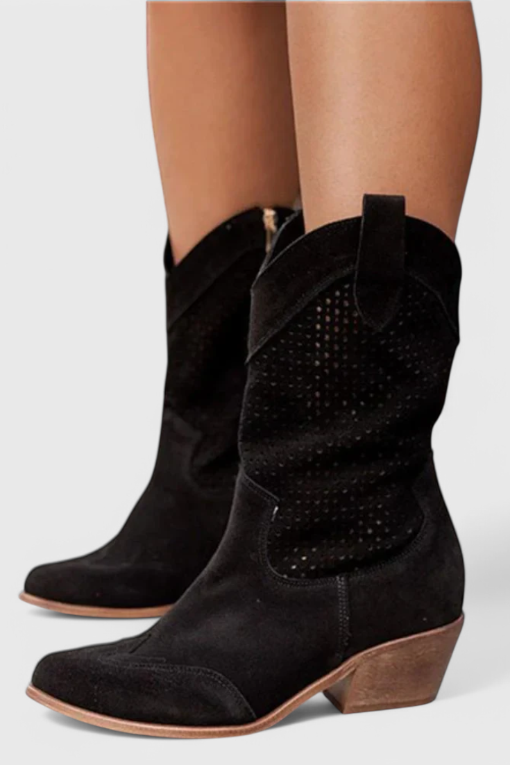 Botas de Vaquero Modernas Annalla con Cremallera Lateral - Raúl & Sara Madrid