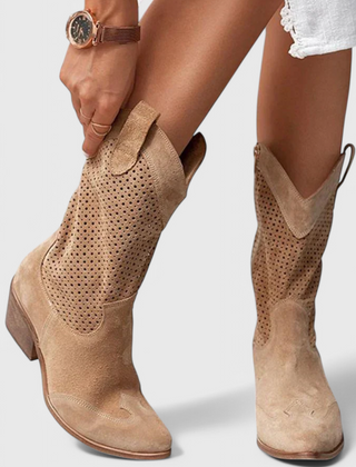 Botas de Vaquero Modernas Annalla con Cremallera Lateral - Raúl & Sara Madrid
