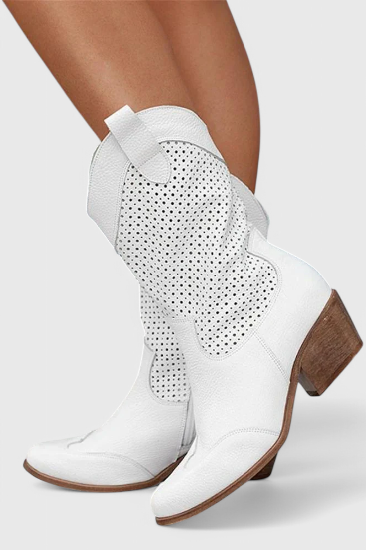 Botas de Vaquero Modernas Annalla con Cremallera Lateral - Raúl & Sara Madrid