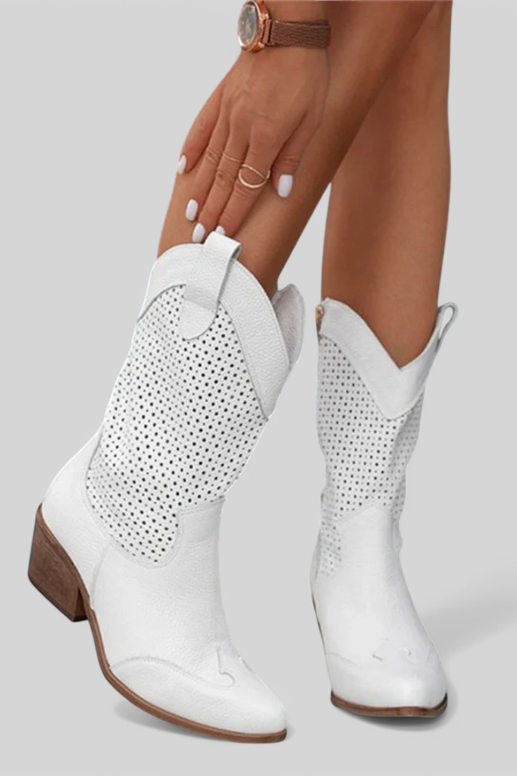 Botas de Vaquero Modernas Annalla con Cremallera Lateral - Raúl & Sara Madrid