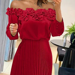 Vestido maxi palabra de honor - Raúl & Sara Madrid