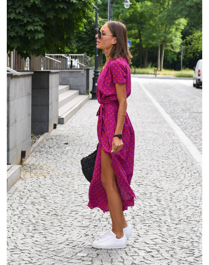 Vestido cruzado elegante - Raúl & Sara Madrid