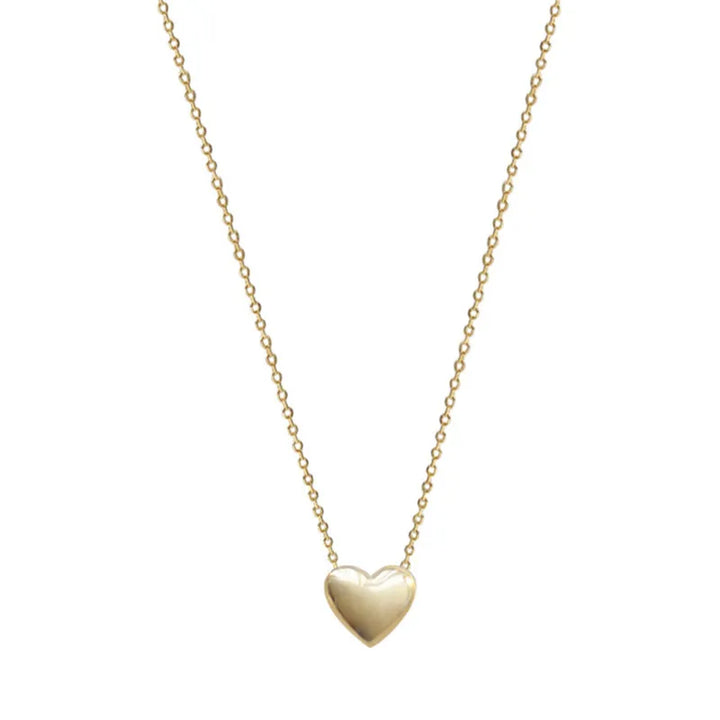 Klara – Collana dorata con pendente circolare