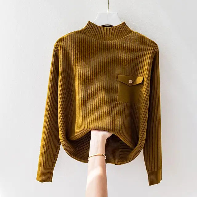Chic Knitted Turtleneck Sweater
