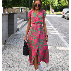 Vestido cruzado elegante - Raúl & Sara Madrid