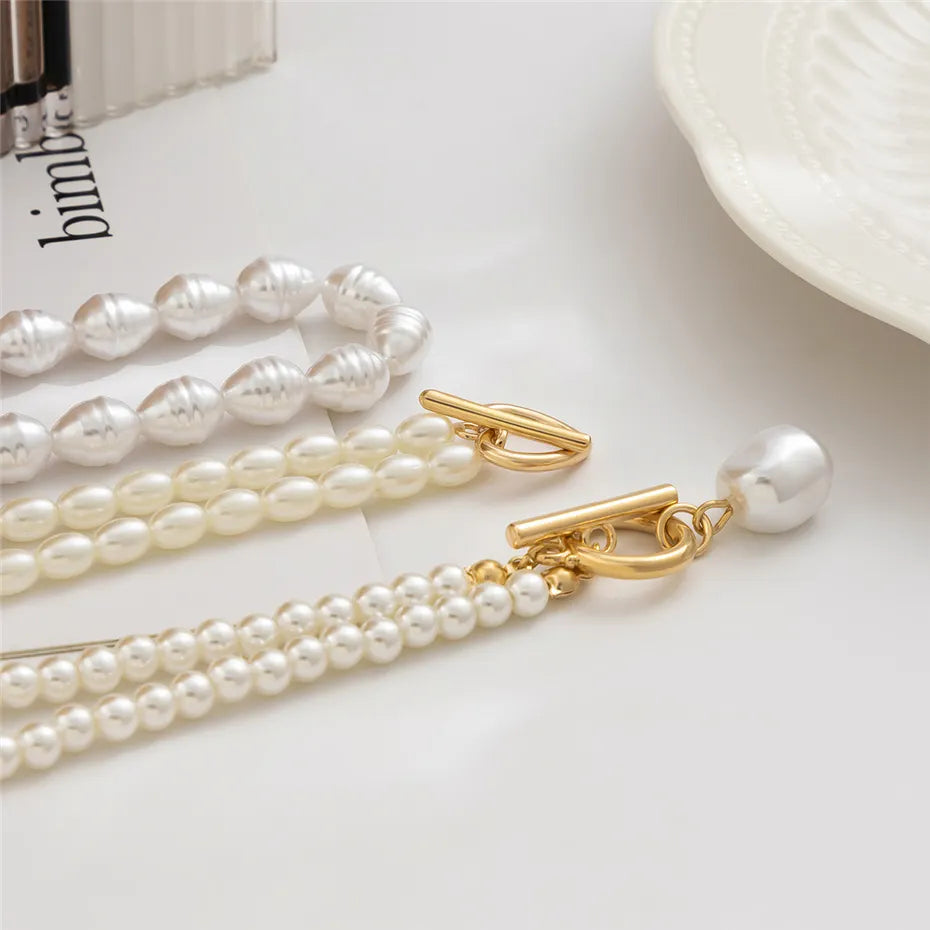 Infinity Pearl Necklace