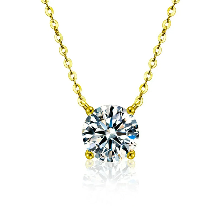 Rafaela – Collana in argento placcato oro 18K con zirconi