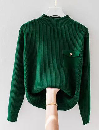 Jersey de Cuello Alto Chic de Punto - Raúl & Sara Madrid