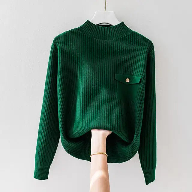 Chic Knitted Turtleneck Sweater