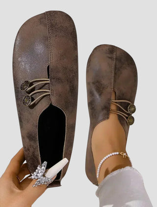 Lydia · Zapatillas ortopédicas de ante suave para dama - Raúl & Sara Madrid