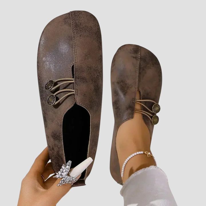 Lydia | Zapatillas ortopédicas de ante suave para dama
