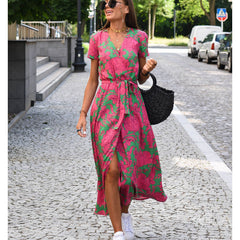 Vestido cruzado elegante - Raúl & Sara Madrid