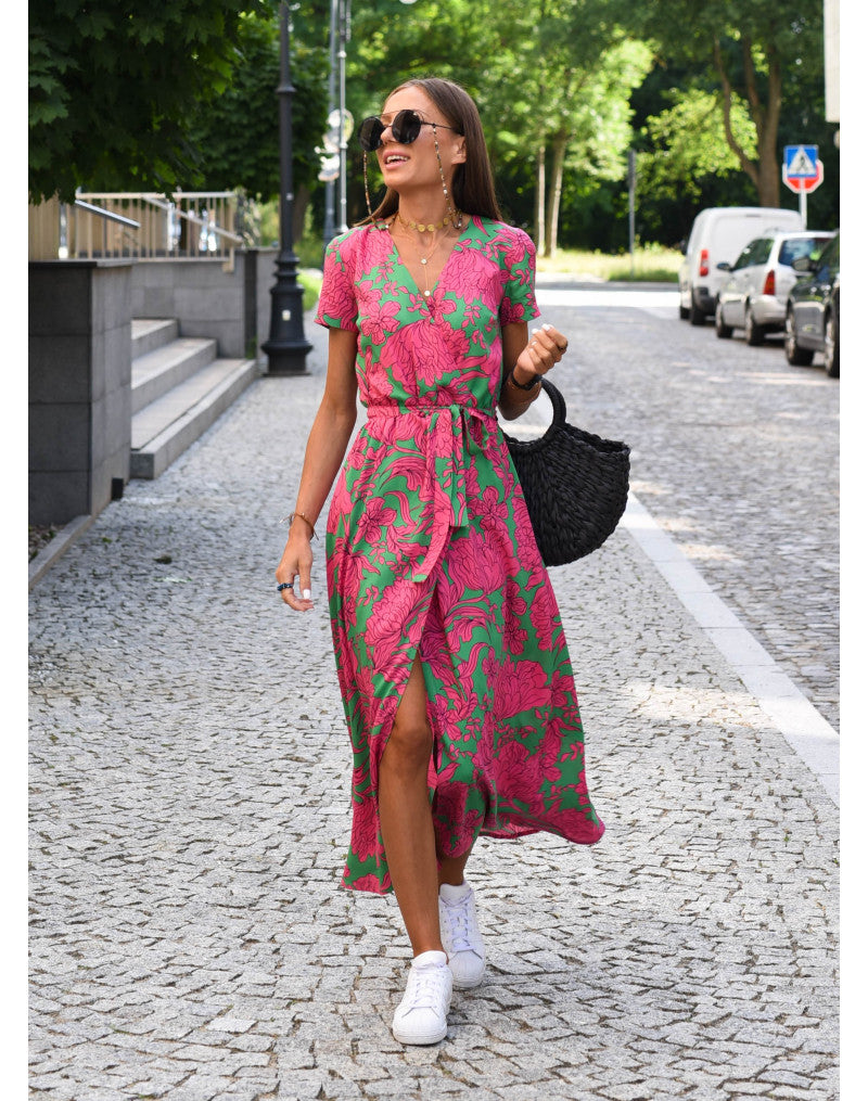 Vestido cruzado elegante - Raúl & Sara Madrid