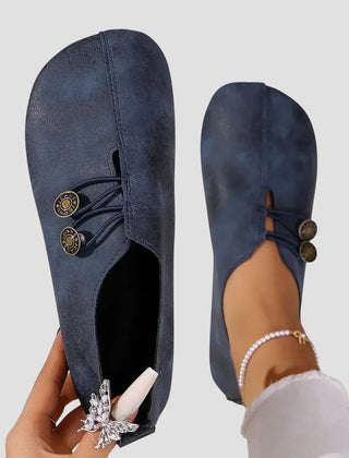 Lydia · Zapatillas ortopédicas de ante suave para dama - Raúl & Sara Madrid