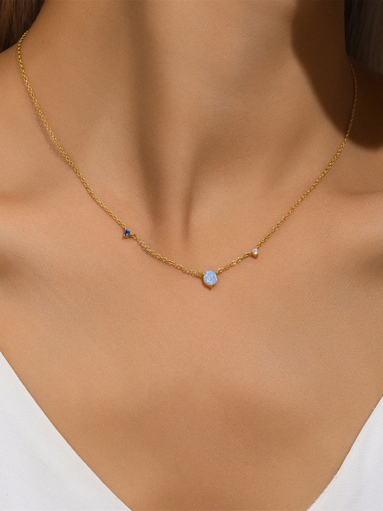 Collar de plata delicado con colgante de corazón - Raúl & Sara Madrid