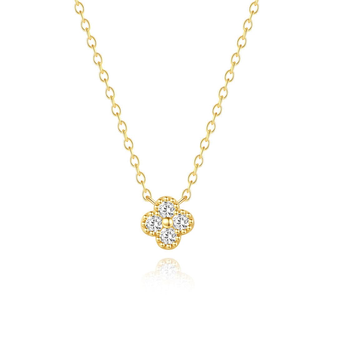 Eva – Collar de plata con elegante piedra