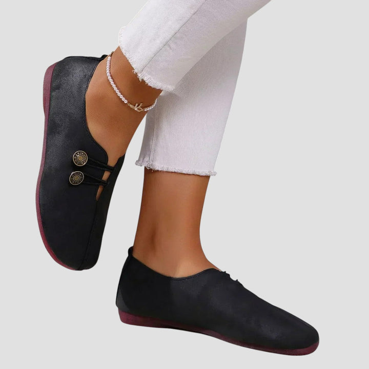 Lydia | Zapatillas ortopédicas de ante suave para dama