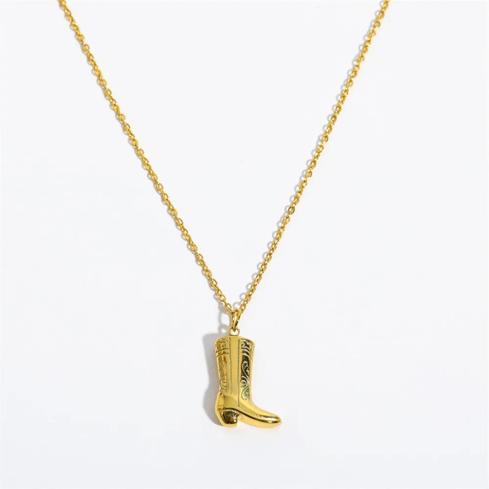 Collar dorado con colgante personalizado de inicial - Raúl & Sara Madrid