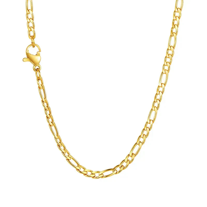 Valerie – Collar dorado de diseño minimalista con eslabones