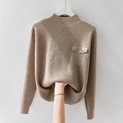 Jersey de Cuello Alto Chic de Punto - Raúl & Sara Madrid