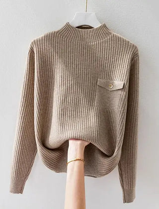 Jersey de Cuello Alto Chic de Punto - Raúl & Sara Madrid