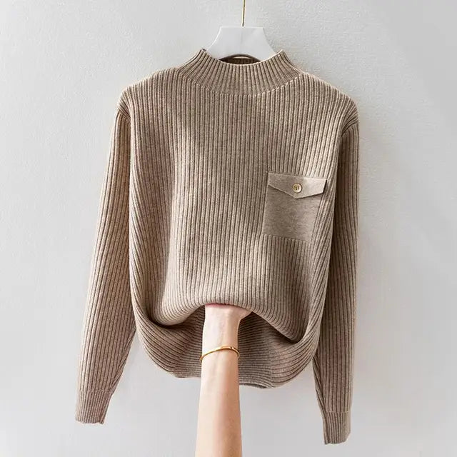 Chic Knitted Turtleneck Sweater