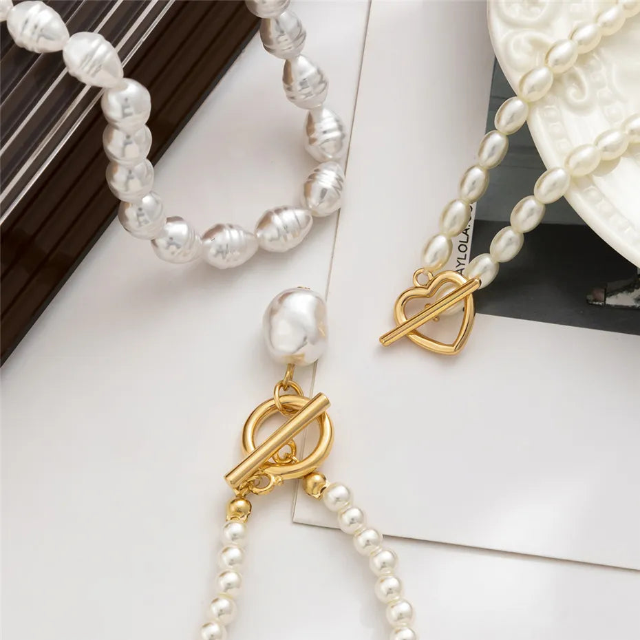 Infinity Pearl Necklace