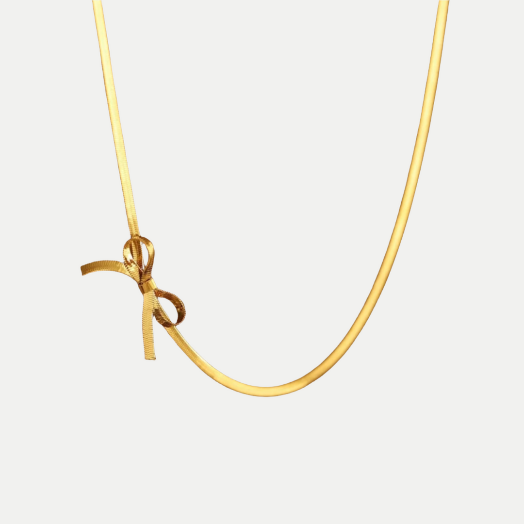 Rebecca - Collar dorado con colgante de inicial