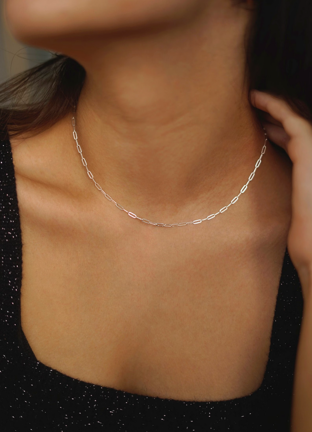 Miriam – Collana dorata con dettaglio in perla