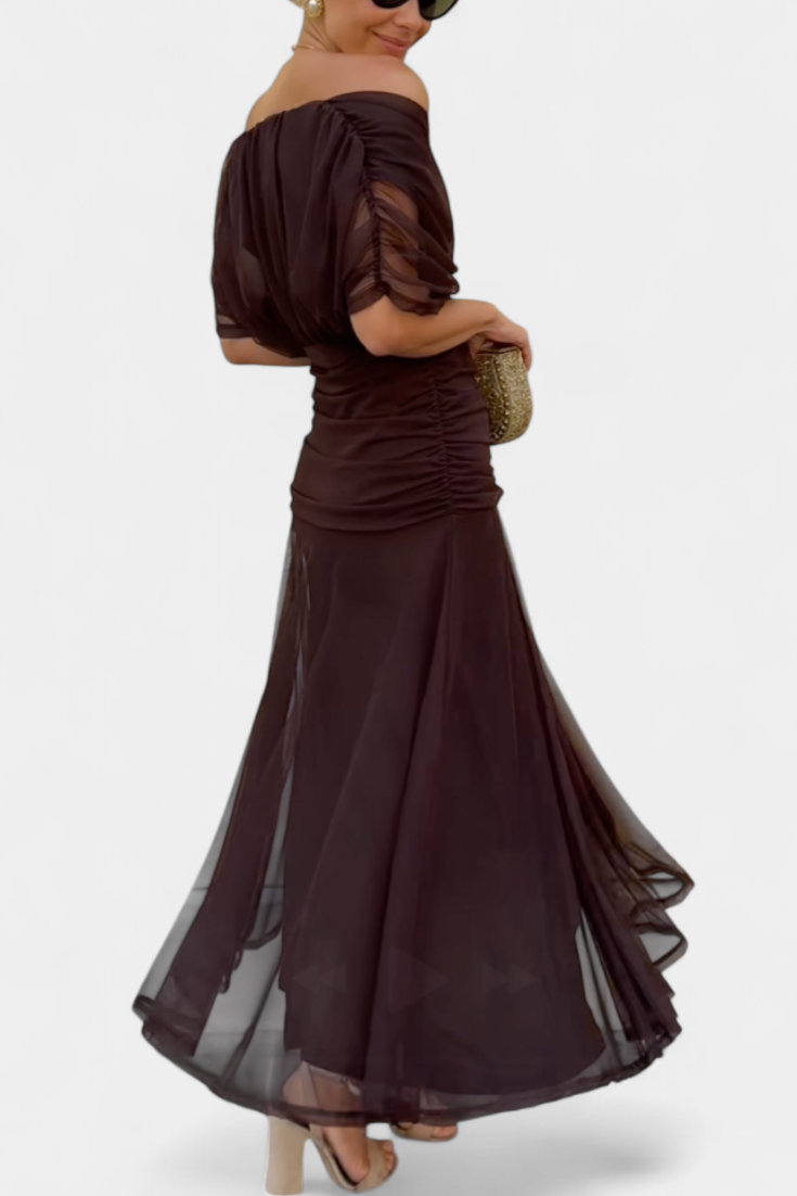 Alondra™ | Vestido largo floral con escote en V
