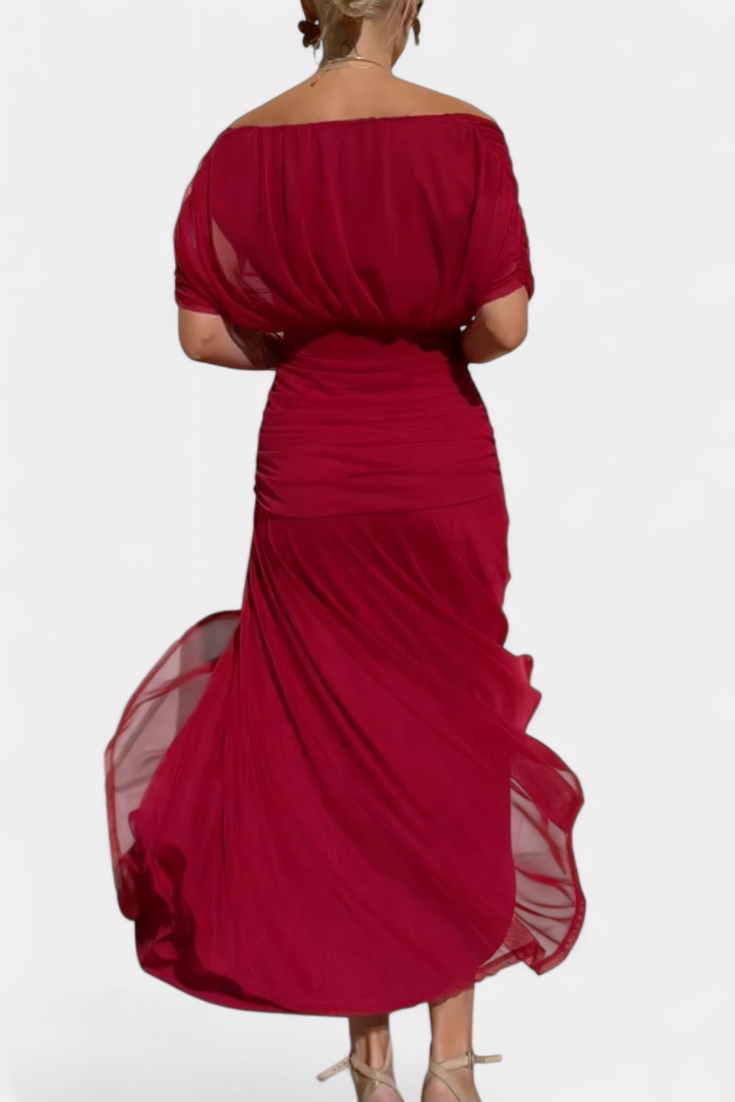 Alondra™ | Vestido largo floral con escote en V