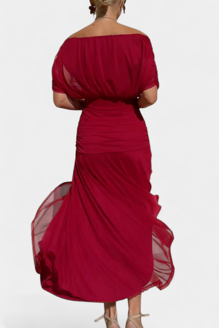 Alondra™ | Vestido largo floral con escote en V