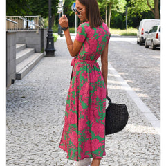 Vestido cruzado elegante - Raúl & Sara Madrid