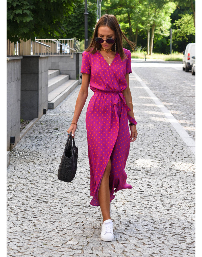 Vestido cruzado elegante - Raúl & Sara Madrid