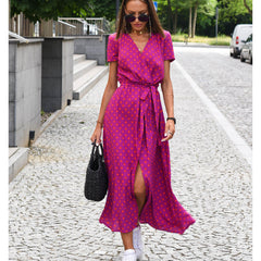 Vestido cruzado elegante - Raúl & Sara Madrid