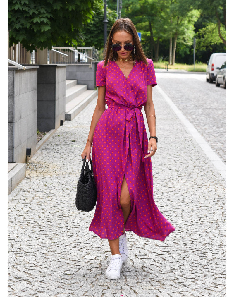 Vestido cruzado elegante - Raúl & Sara Madrid