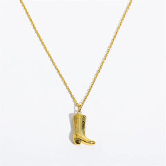 Collar dorado con colgante personalizado de inicial - Raúl & Sara Madrid