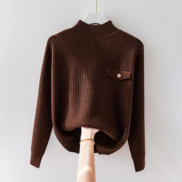 Chic Knitted Turtleneck Sweater
