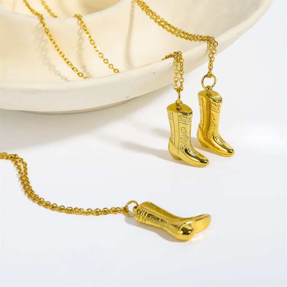 Collar dorado con colgante personalizado de inicial - Raúl & Sara Madrid