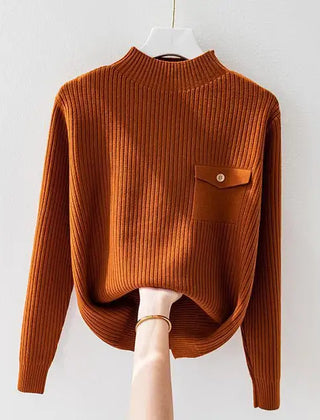 Jersey de Cuello Alto Chic de Punto - Raúl & Sara Madrid