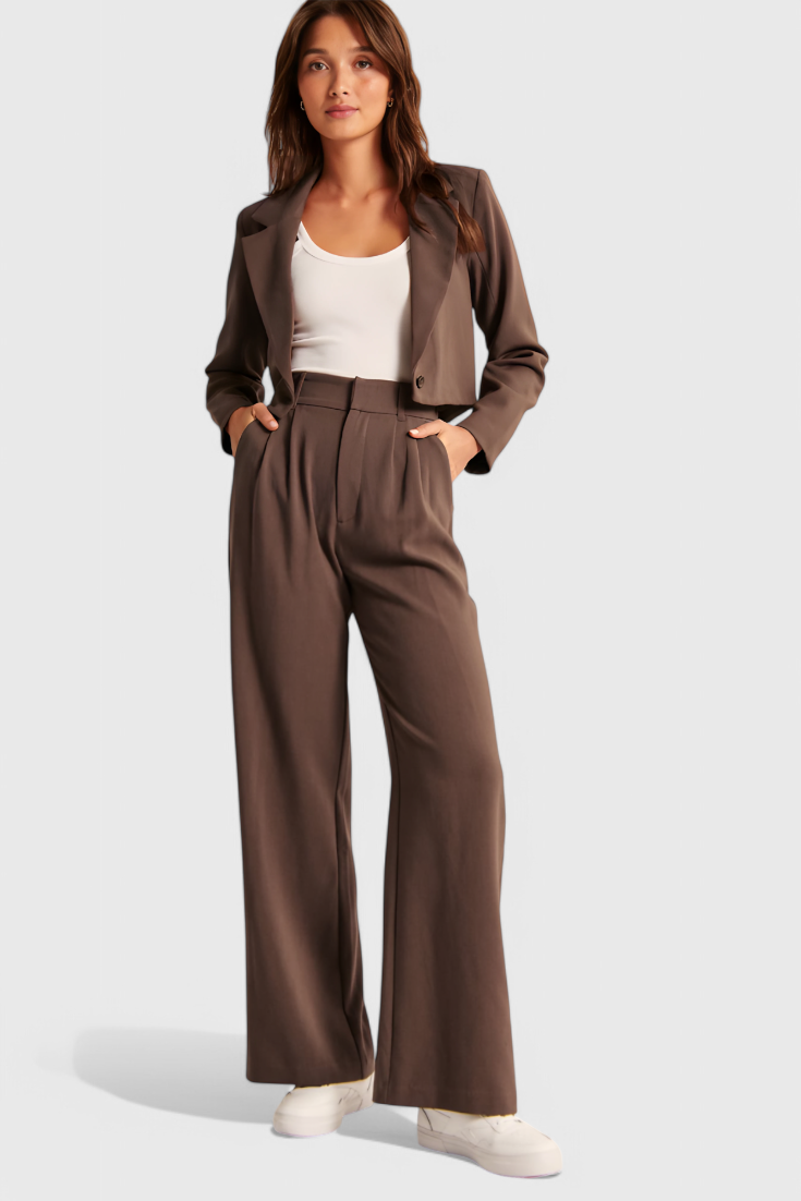 Tinashe Pantalones de Pierna Ancha a Medida - Raúl & Sara Madrid