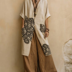 Nicolasa · Conjunto Boho con Detalles Bordados - Raúl & Sara Madrid