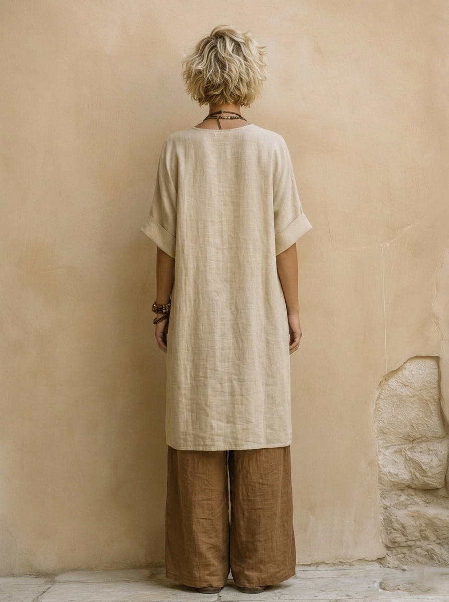 Nicolasa · Conjunto Boho con Detalles Bordados - Raúl & Sara Madrid