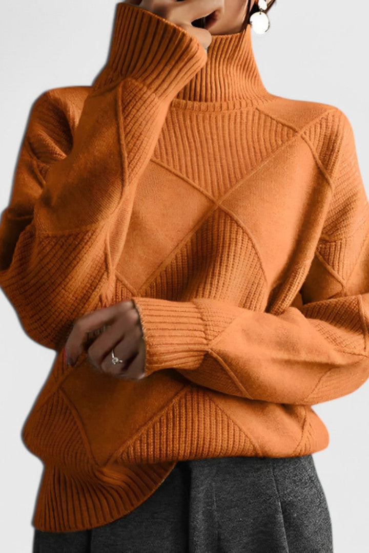 Jasmine | Jersey de Cachemira Cuello Alto